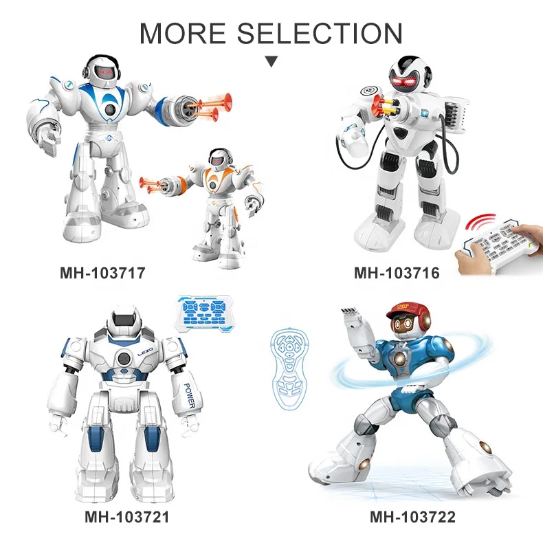 Smart kids robot toys intelligent gesture follow touch induction educational robot for kids