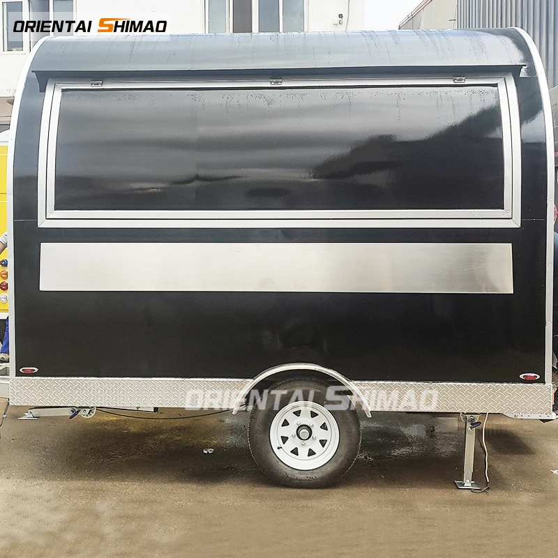Oriental Shimao Hot Sale Mobile foodtruck with canopy, food display kiosk, coffee trailer/food trailers for australia