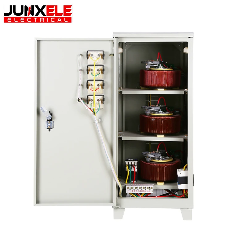 TNS Series 30 Kva 30KVA Automatic Ac Servo Voltage Stabilizer / Regulator For 220/230 Volts 50hz 60hz