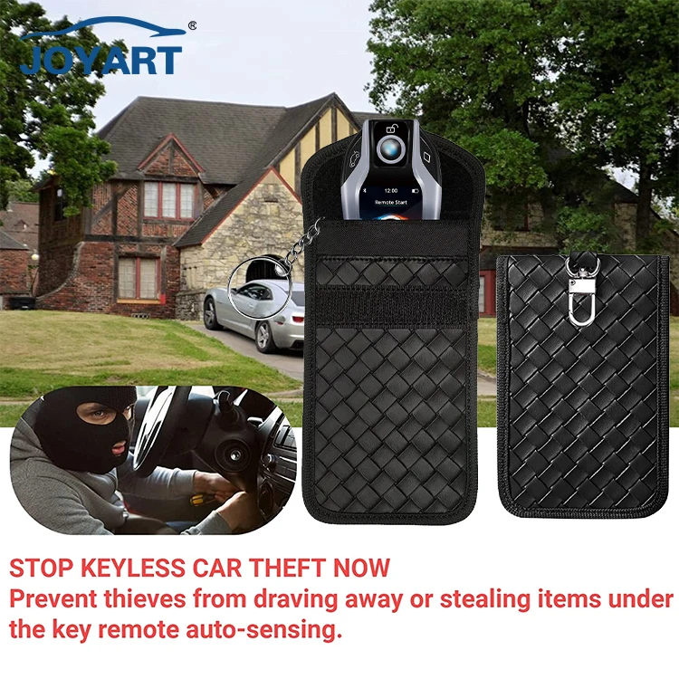 High quality rfid pouch car key signal blocking pouch faraday box faraday bag