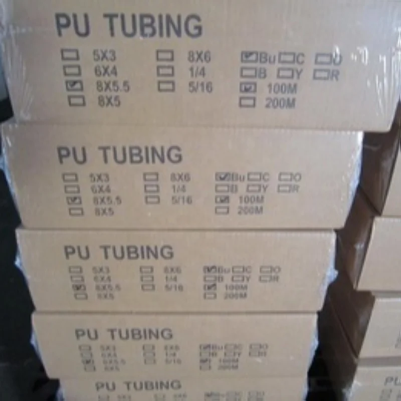 Red color PA tube PA Coiled Air Hose PA coiling tube