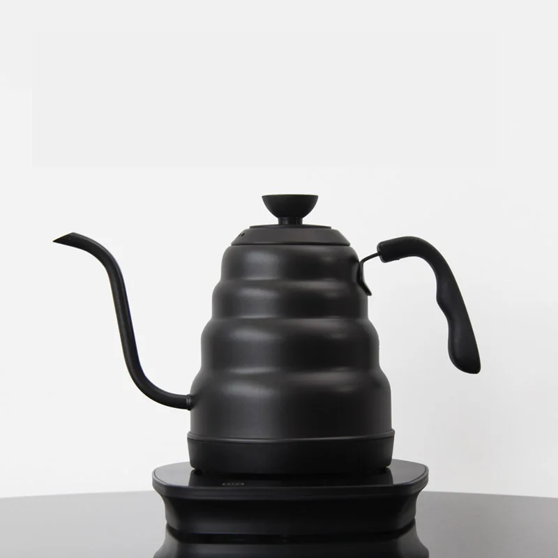  Лидер продаж черный электрический чайник из нержавеющей стали для кофе с регулируемой температурой 1 л