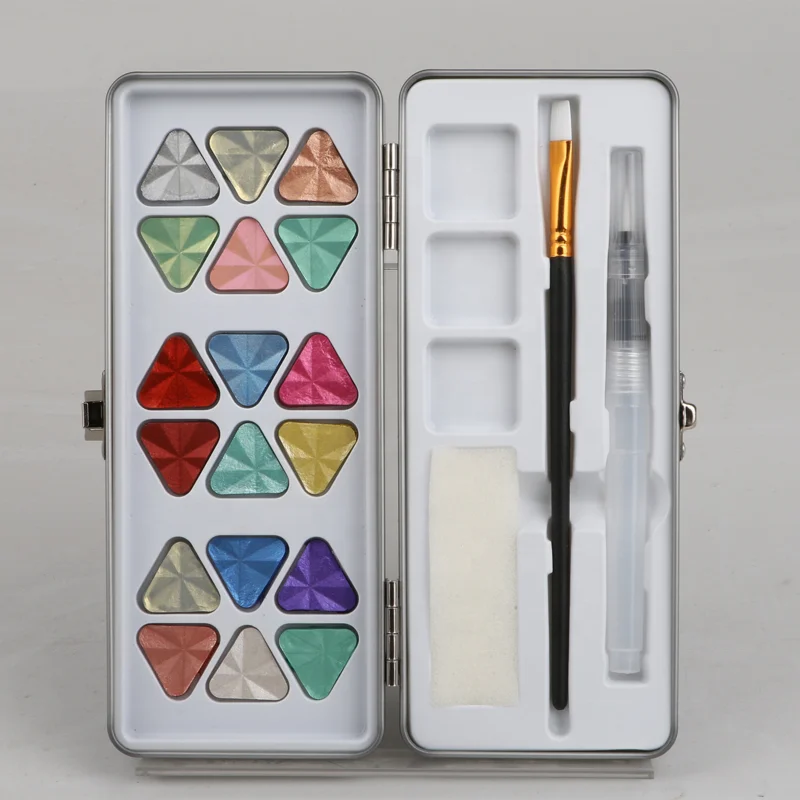 Metallic Watercolor Painting Set Watercolor Art Paints for Artist and Beginners