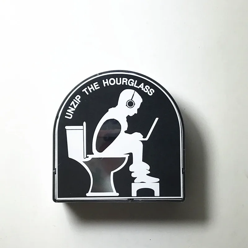 New fun toilet hourglass ornament creative toilet shape timer manufacturer wholesale