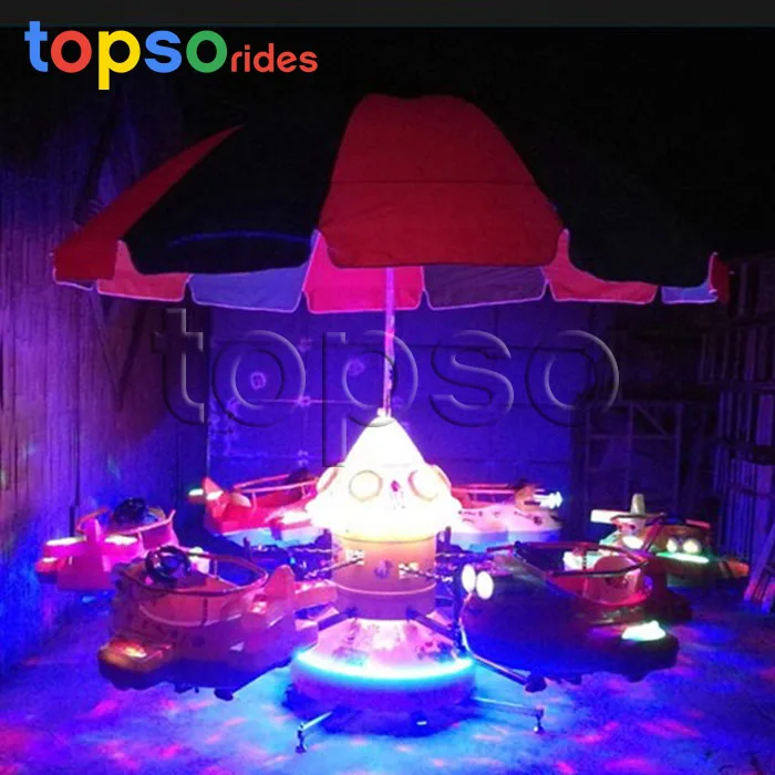 6/8/10/12 Seats Battery Operated Kids Swing Carnival Fairground Kiddie Ride