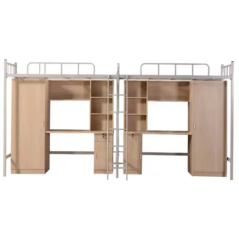 Space simple wholesale desk wardrobe integrated apartment dormitory bunk bed