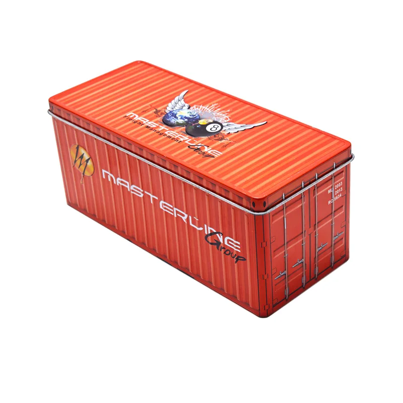 Big Size Food Grade Metal Tableware Tin Case Premium Gift Tin Box Metal Tin