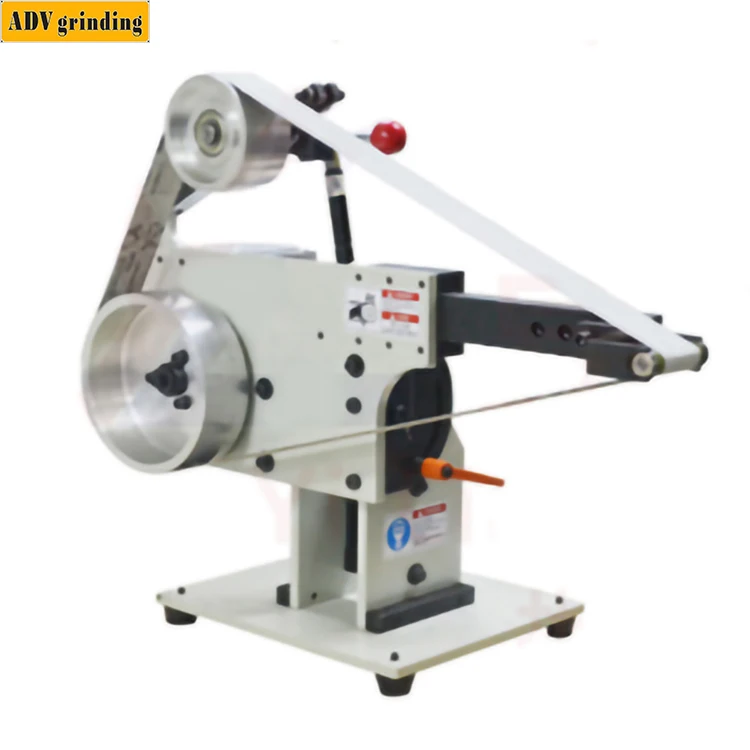 ADV116-1 2x72, 2x82 inch manual control vertical and horizontal worktable reversible belt grinder knife polishing machine