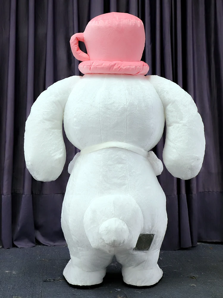 Portable Plush Material Inflatable Cinnamon Dog Costume,Parade Party Decoration Cartoon Sanrio Character Inflatable Animal Suits