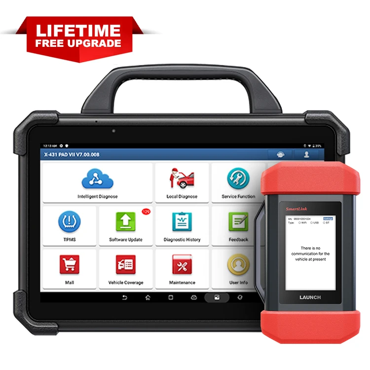 Универсальная пусковая площадка Obd2 Vii, пожизненная Бесплатная модернизация, инструменты для программирования Ecu, диагностический сканер, машина для всех автомобилей