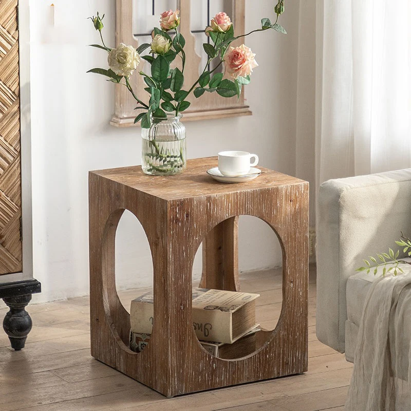 New Design Coffee Tables Solid Wood One Piece Italian Luxury Coffee Table Tea Side Table