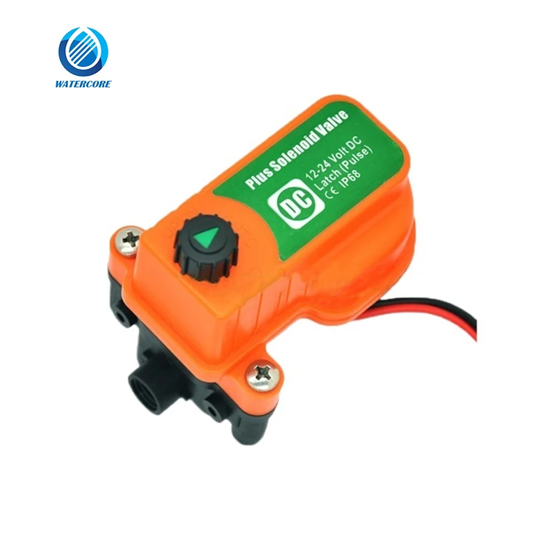 Plus Solenoid Valve With Stand 12VDC Latching (Pulse)  for Automatic Farm Garden Drip Irrigation System