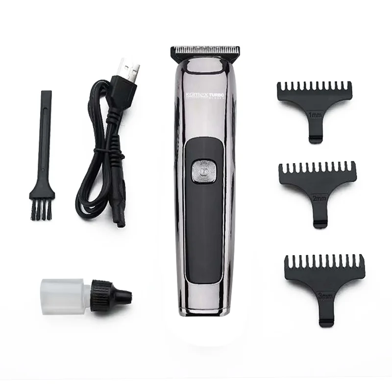 Модная профессиональная перезаряжаемая Беспроводная Машинка для стрижки волос Komex Сага 2021, триммер для мужчин и детей, оптовая цена