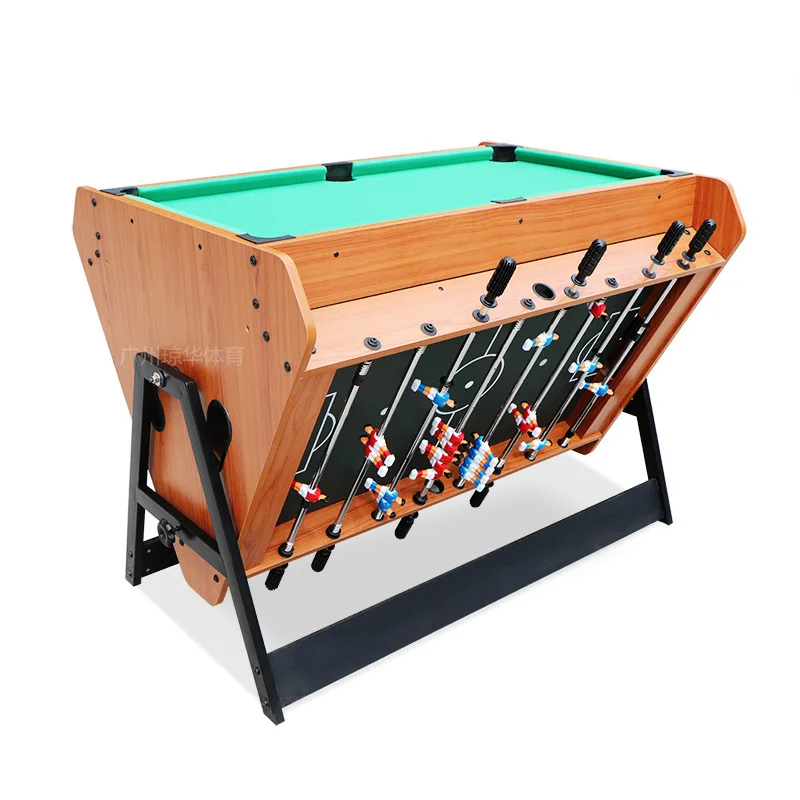 Hot Sale Entertainment Sports Rotatable Table Triangle Shape Air Hockey Soccer Football Billiard Pool 3 IN 1 Multi Game Table