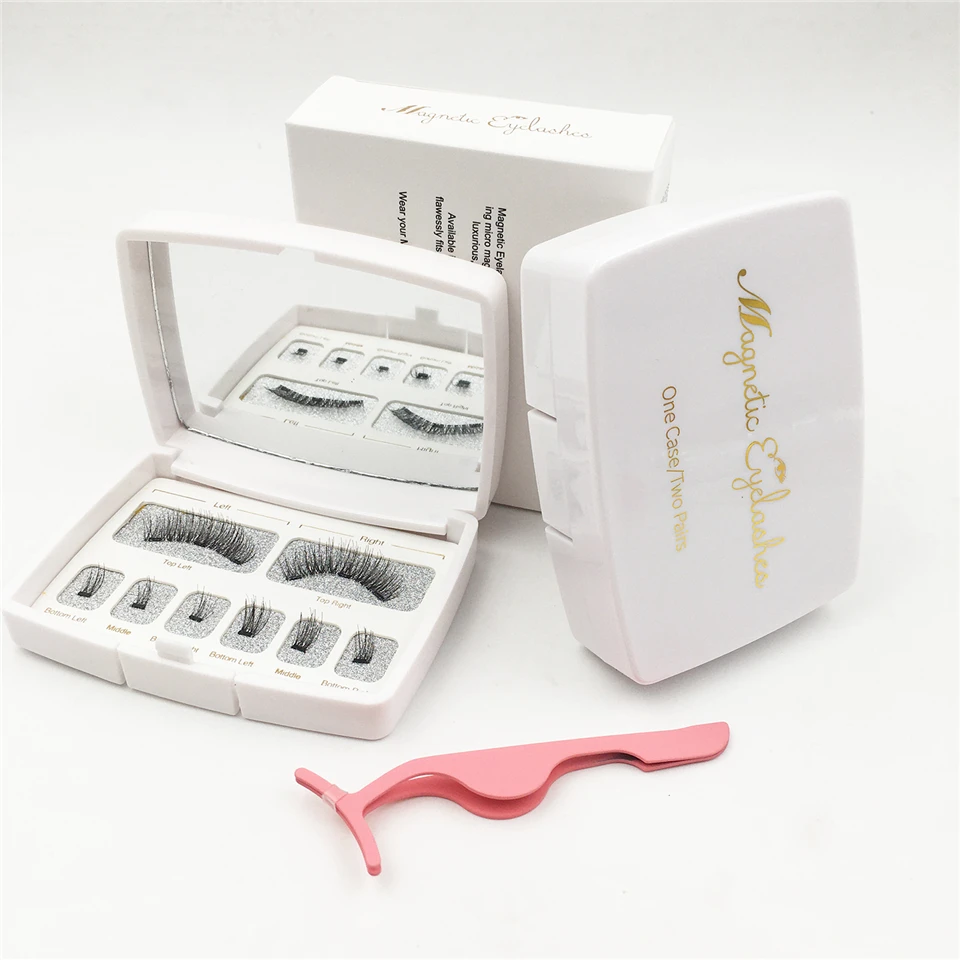 high quality eyelash magnetic private Label magnetic eyelashes lashes natural magnetic false long magnet eyelash magnetic cils