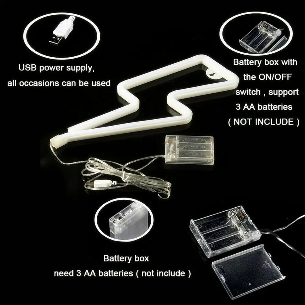 
Wholesale lighting shaped mini plastic acrylic vintage bar light custom neon sign 