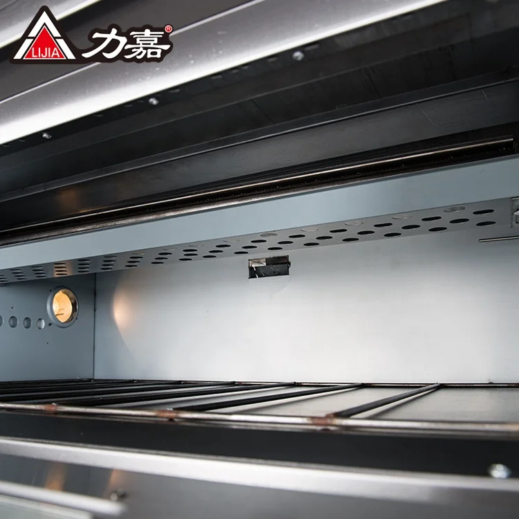 Direct sale durable commercial  use 1 Deck 1 Tray gas bread baking oven with glass door