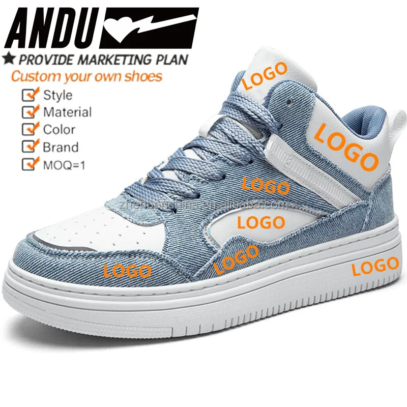 Original Casual Tennis Shoes High Top Sneakers For Men Basketball Style Shoes Men Casual Walking Sneakers Unisex Custom