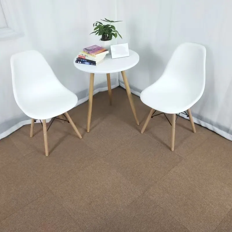 High Quality 50*50cm modern pattern Bitumen/PVC Backing Soundproof Washable Square Office Room Commercial Carpet Tiles