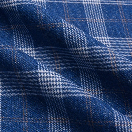 Share stock lot flannel plaid fabric suppliers Brushed twill 100 cotton y/d check woven yarn dyed flannel fabric for shirt