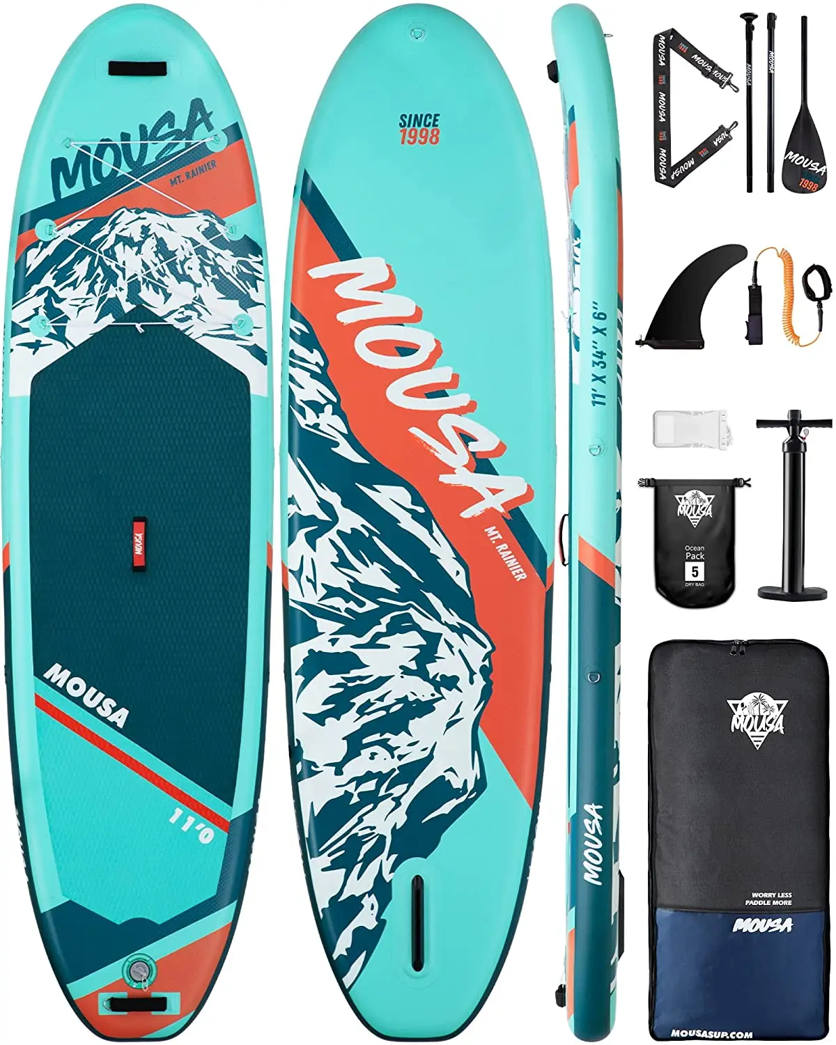 Factory wholesale custom SUP inflatable surf double layer cool isup sap fishing inflatable stand up paddle board padle board