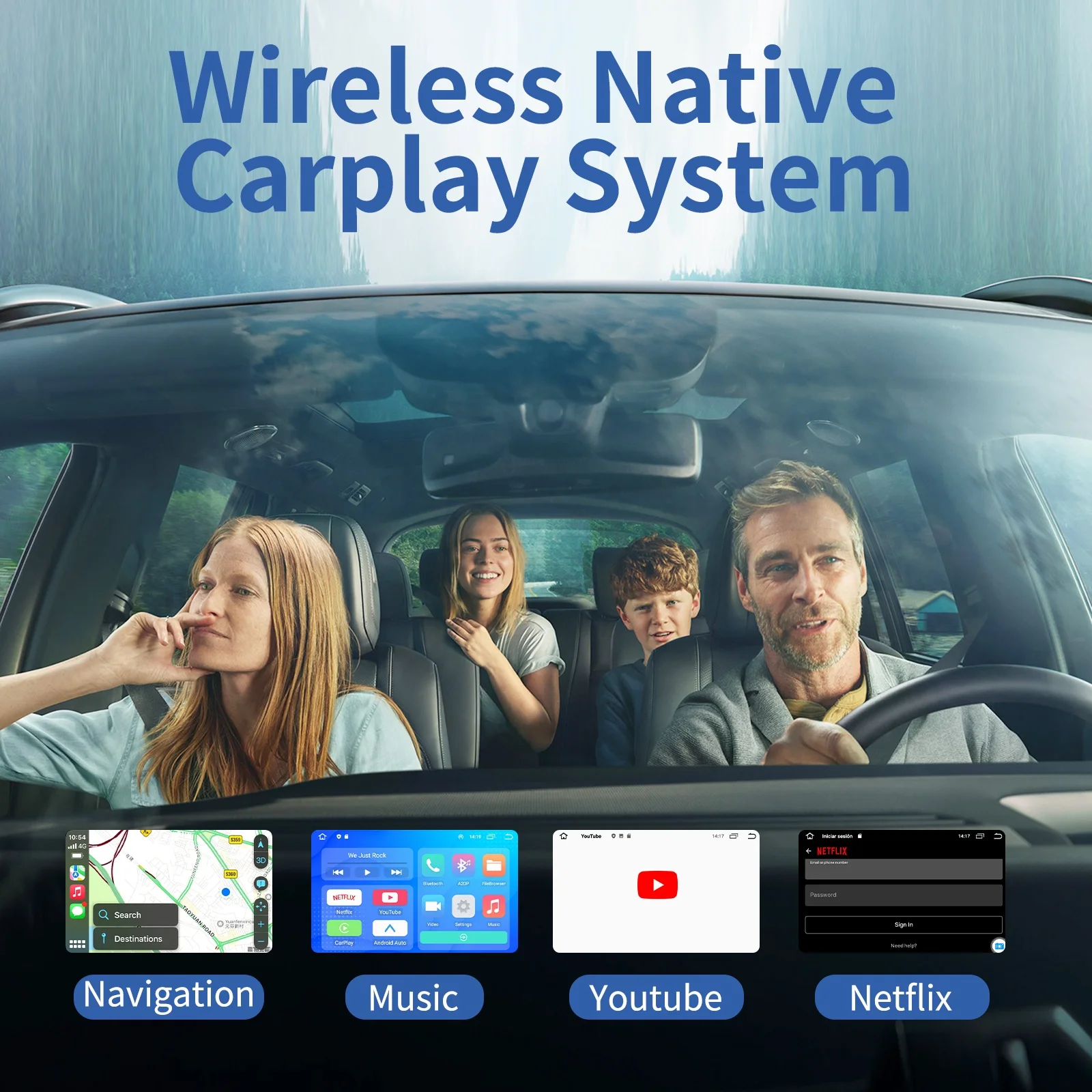 carplay ai box  8G+128GB Magic Carplay Box Wireless Radio System Wireless Android carplay