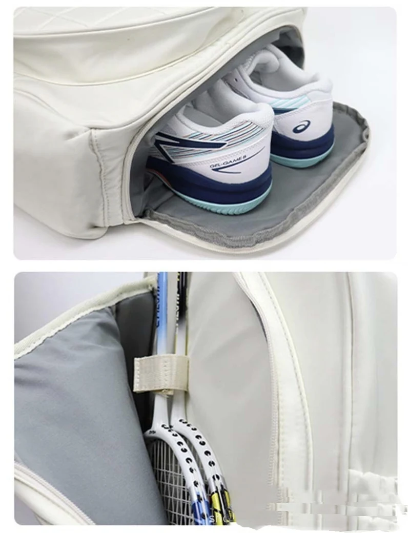 Large Polyester Badminton Squash Racket Padel Racquet Bag Pickleball Tennis Backpack Sports Gym Padel Racquet Pickleball Bag