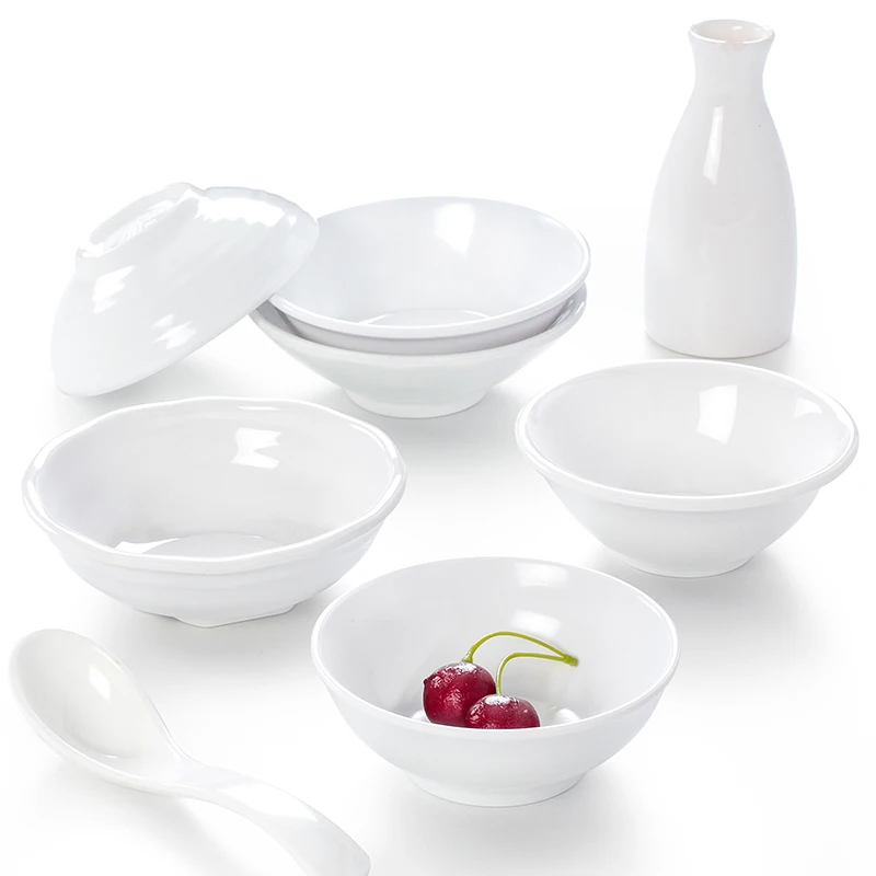 
B6005 China Reliable Manufacturer Hot Selling Durable Circle Plastic Salad Food Bowl 