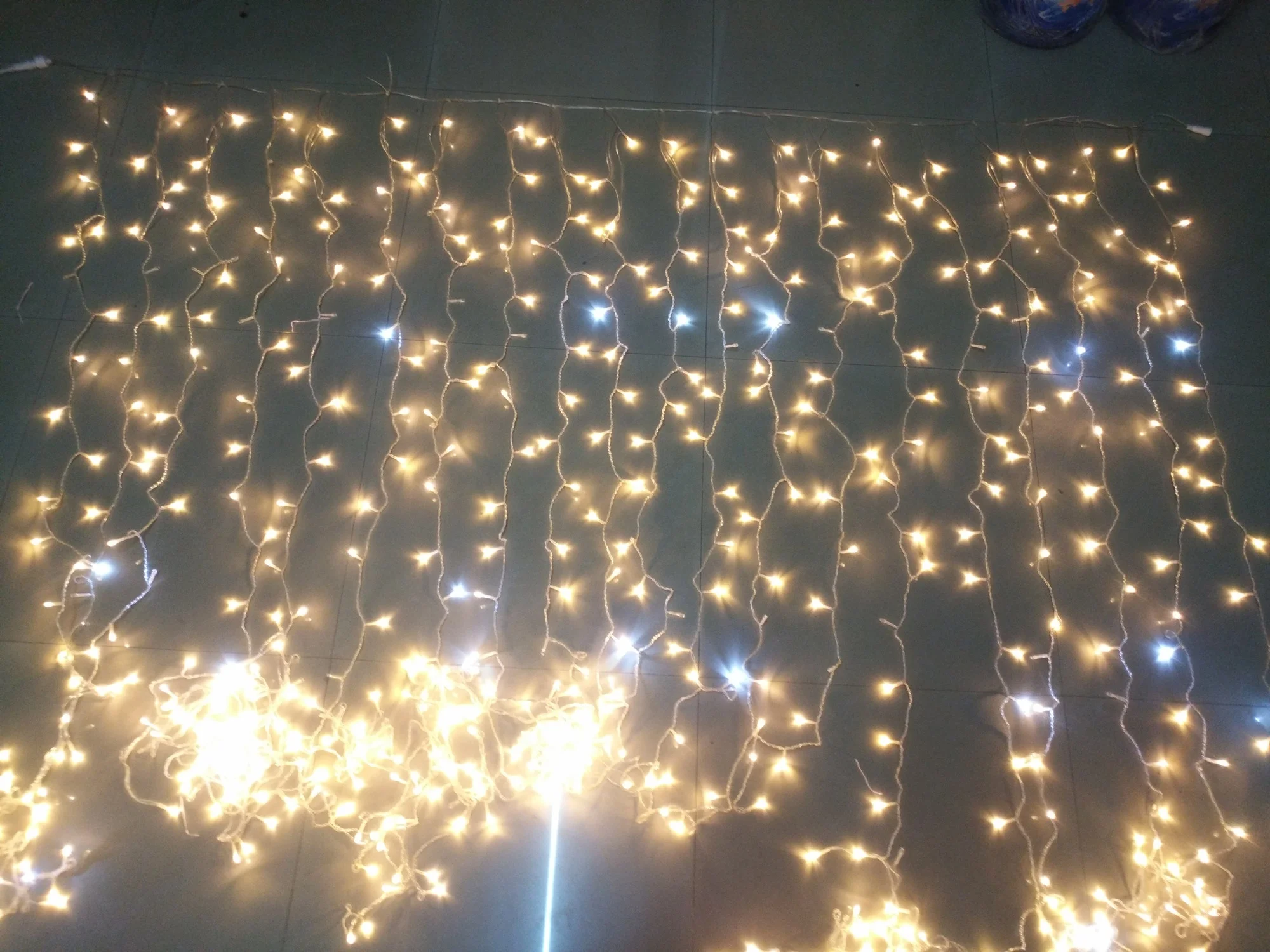 twinkle light curtain