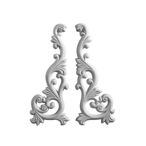 Plaster flower design for hotel wall decoration