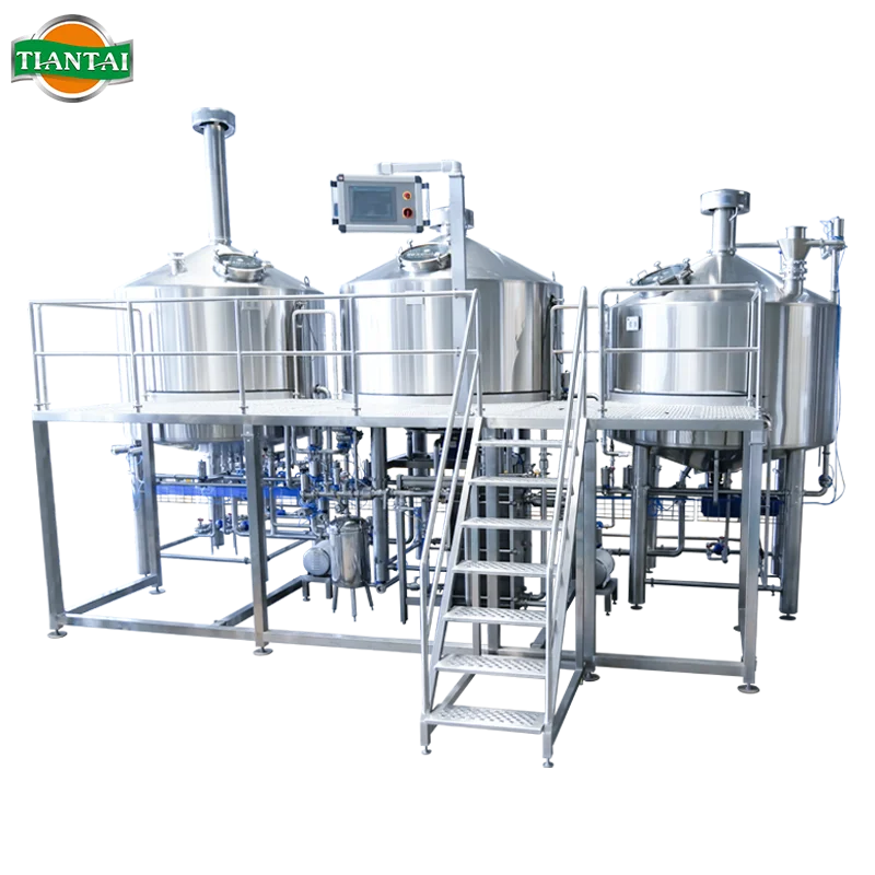 500L 5HL 4BBL из нержавеющей стали электрическое отопление комбинированное 3-сосудное микропивоваренное оборудование для продажи США