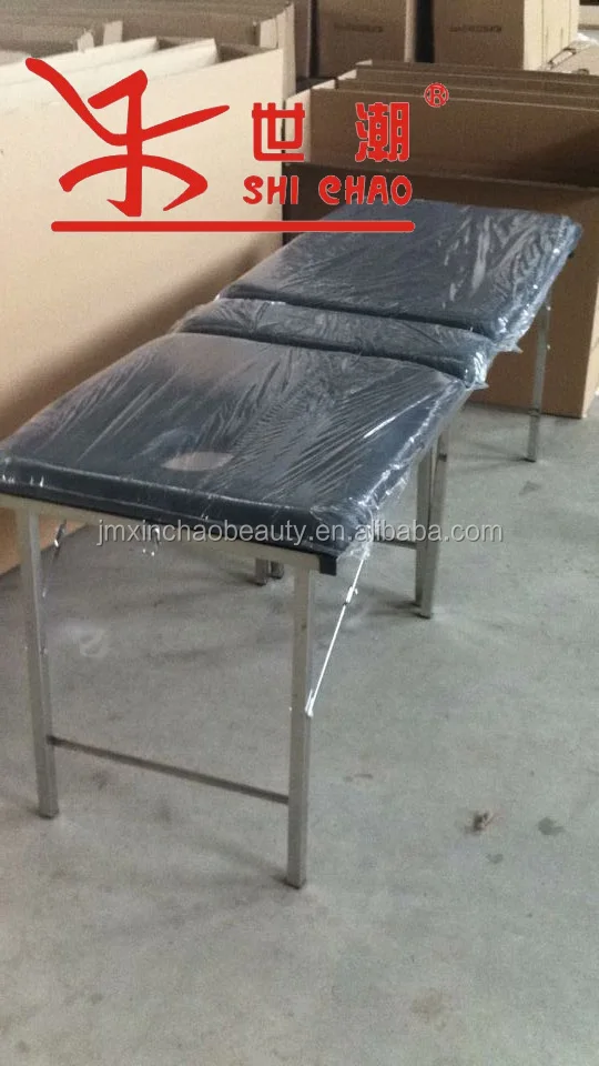 portable massage stainless steel folding portable simple beauty bed massage physiotherapy