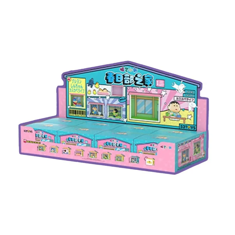 Подлинные игрушки 52 мелка Shin-chan весенний день домашняя серия шкатулка модная игра милые подарочные украшения для кукол ручной работы