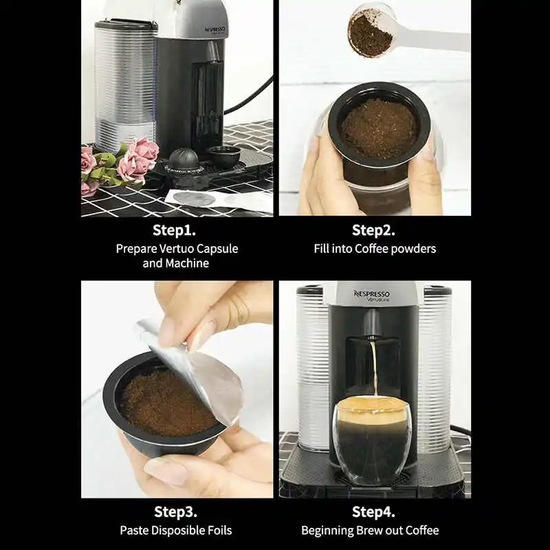 Капсулы для кофе Nespresso Vertuo Пивоваренная кухня кафе