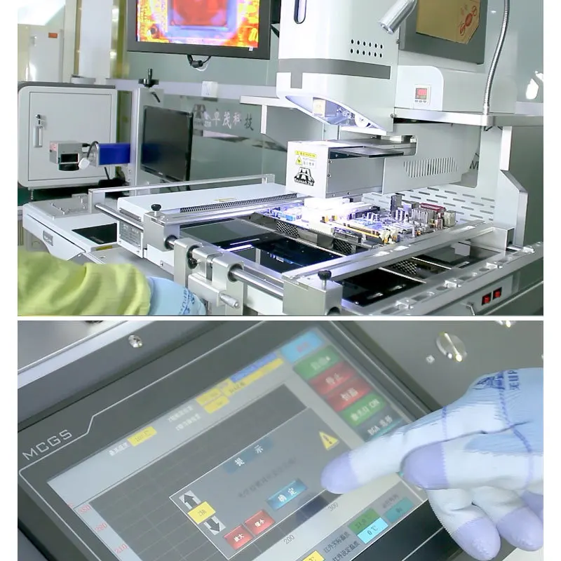 seamark large size intelligent BGA rework station ZM-R730A SMD  for industrial motherboard soldering repairing