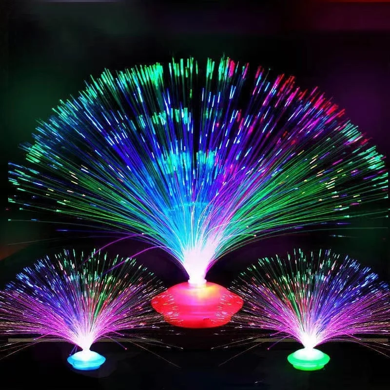 Decoration Glow In The Dark Kids Toys Babysbreath Colorful Led Fiber Optic Lights for Party Decoration