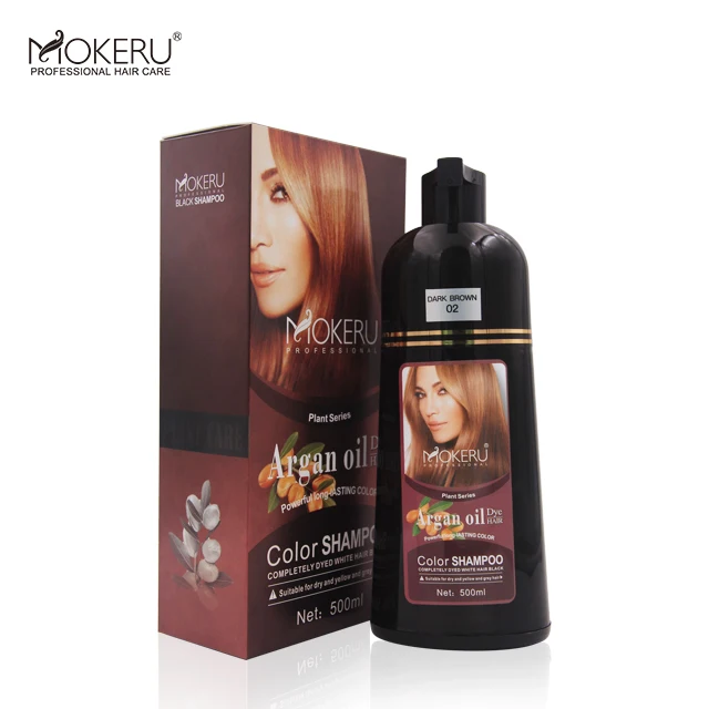 organic keratin collagen hair shampoo non allergy easy quick dye with argon oil manufacture direct sale light brown hair shampoo