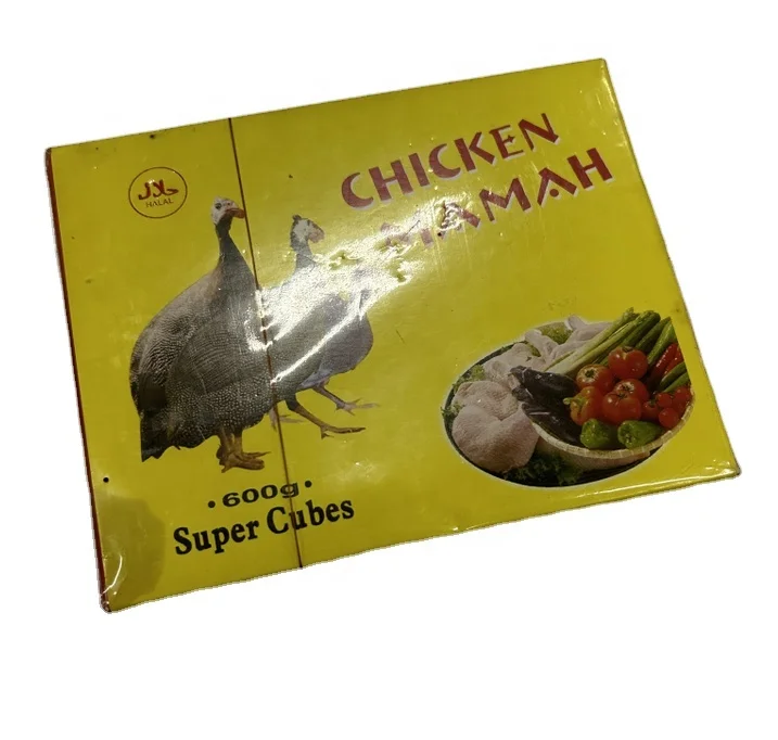 5g*120 HALAL bouillon cube with chicken flavor seasoning cube for cooking stock cube