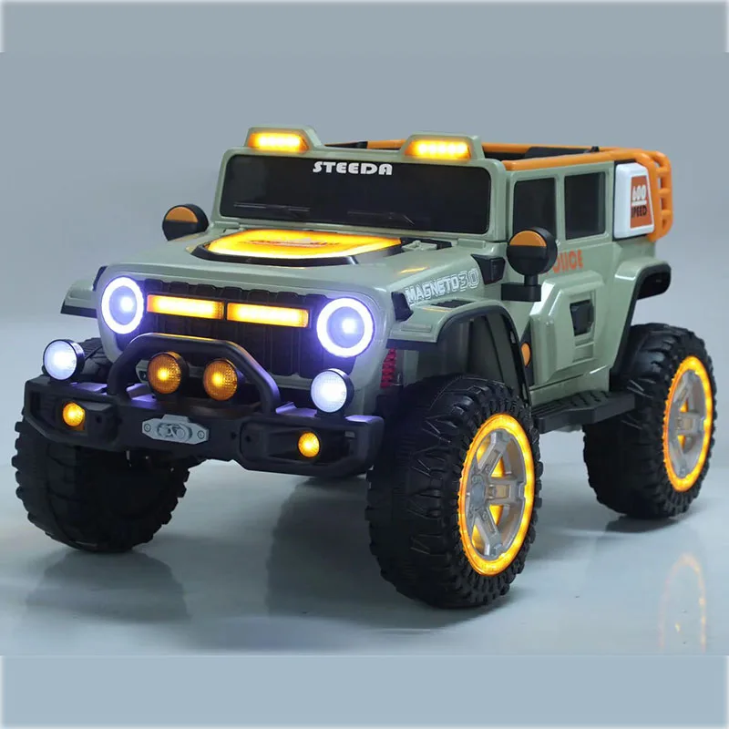 2024 New Model 12V Big Kids Car Powerful Electric Beautiful Colorful LED Lights Kids Ride On Car