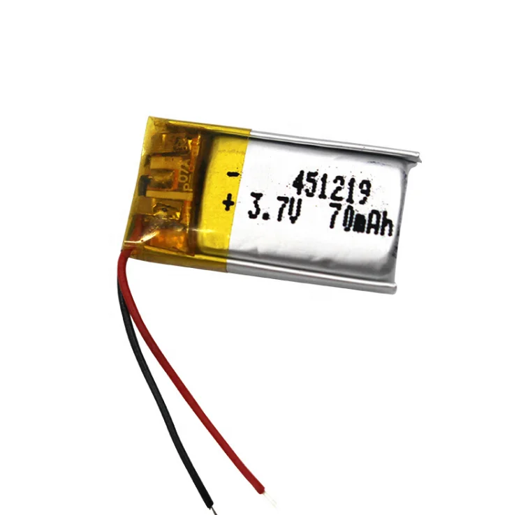 Vats Battery 451219 lithium polymer battery 3.7v 70mah lipo 451220 battery