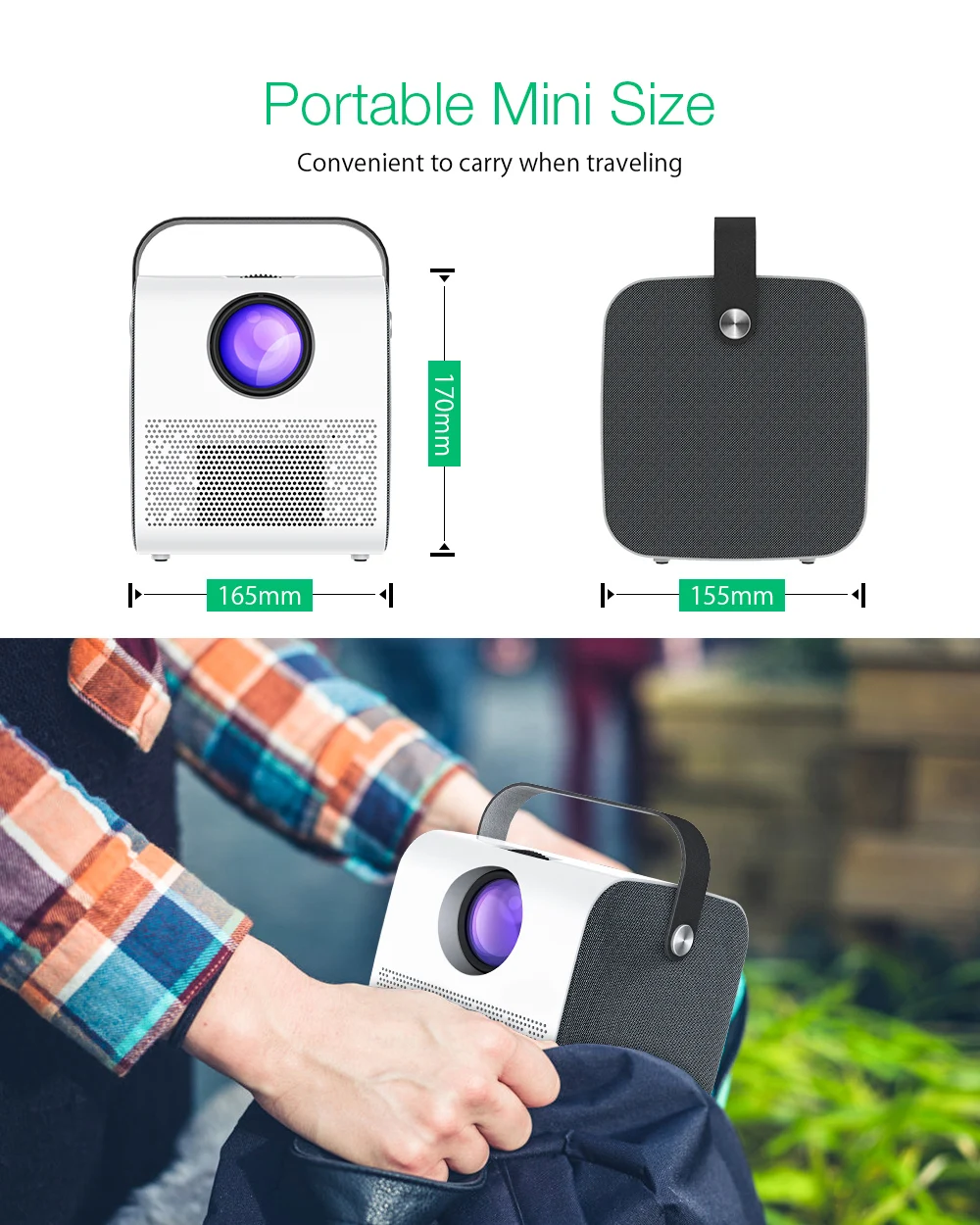 [New Design Hot Projector] Hot Factory ODM OEM Popular Mini Home Projector for Mobile Connection