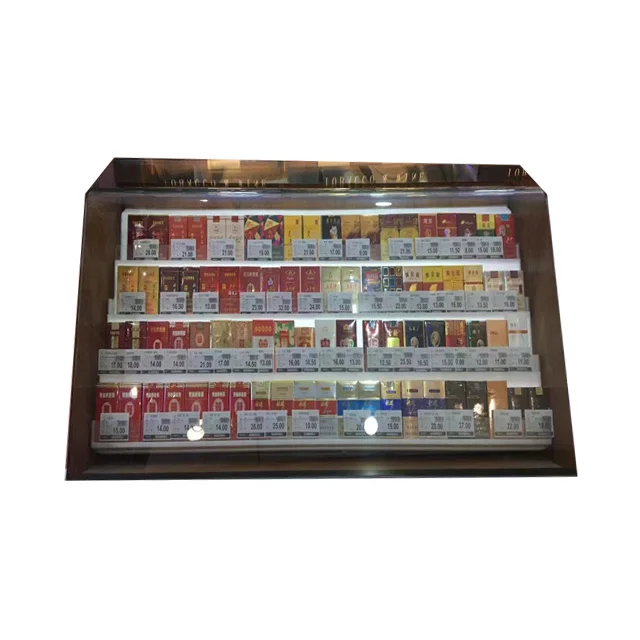 Tobacco Shelf Large Capacity cabinet with drawers dispensary tobacco display Rack Smoke cabinet Cigarette pusher