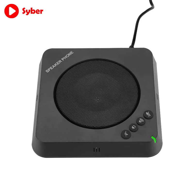  Usb-Колонка Plug N Play черная настольная всенаправленная микрофонная интерфейсная HD-Колонка для