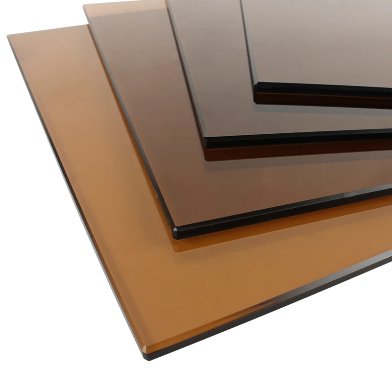 Quick-Delivery Tinted Float Glass Tempered Black Tinted Glass Glass For Building