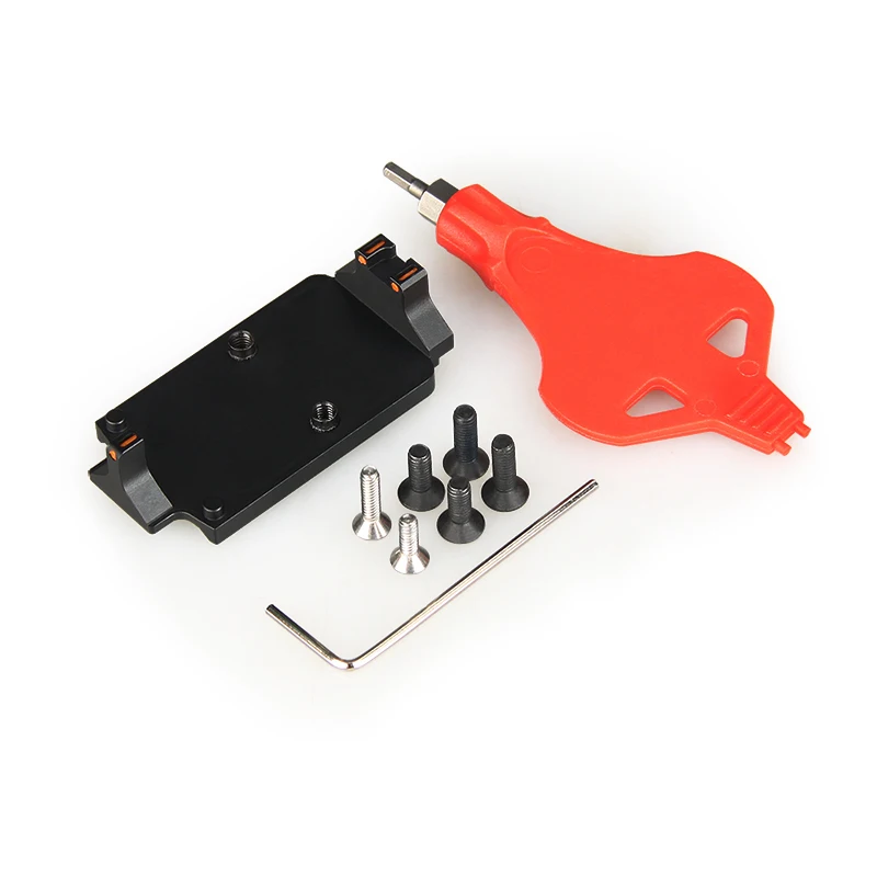 Red Dot Sight Battle Plate with fiber precisely cover and protect a slide HK24-0235 universal red dot plate