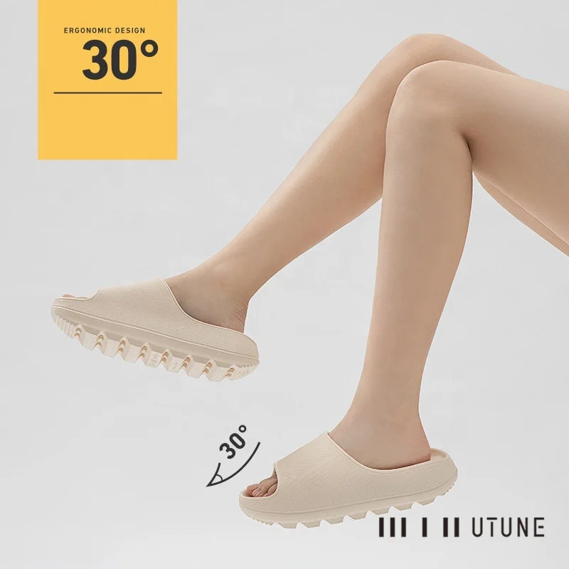 Utune оптовая продажа; Шлепанцы без задника с открытыми пальцами 2021 EVA для ванной на нескользящей подошве; Тапочки для спальни быстросохнущие мужские и женские тапочки шлепанцы; Шлепанцы без задника с открытыми пальцами