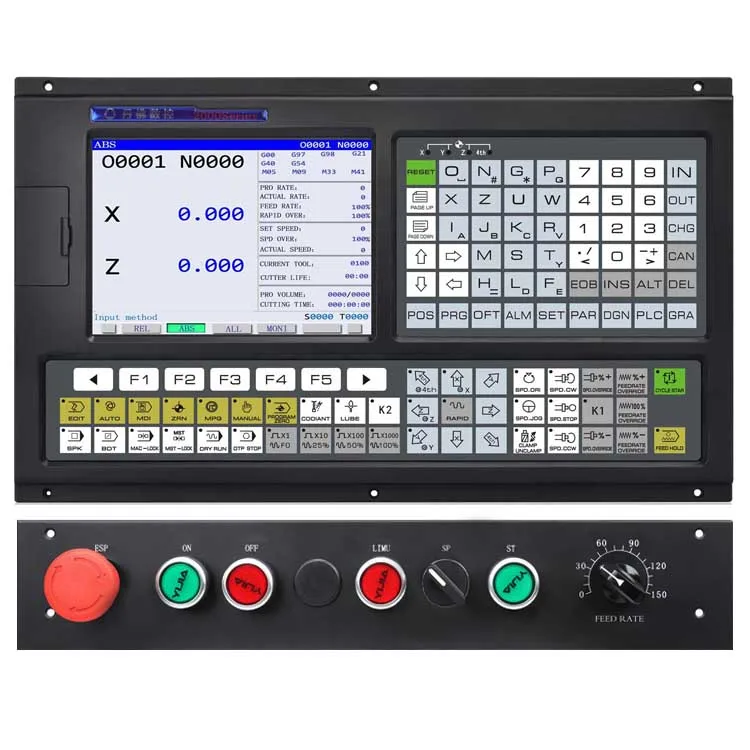 Low cost 2 axis CNC system kit DSP lathe controller, similar to GSK FANUC Mitsubishi Delta Syntec controller
