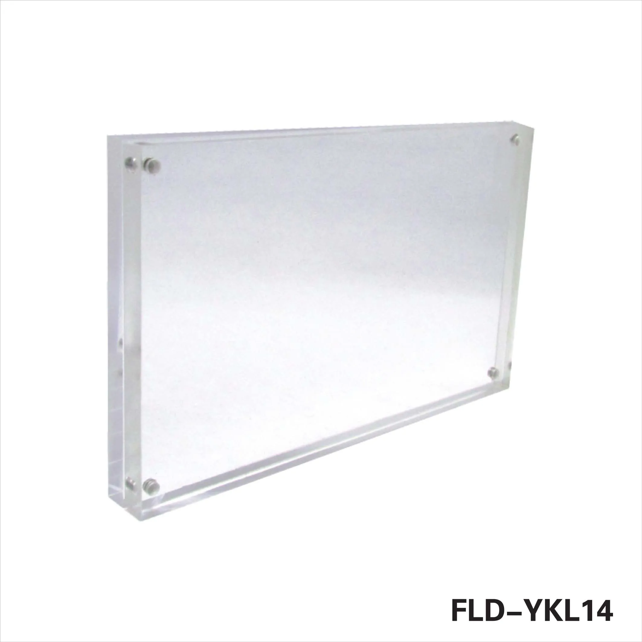 Free standing Double Sided Display Clear Magnet Acrylic Photo Frames