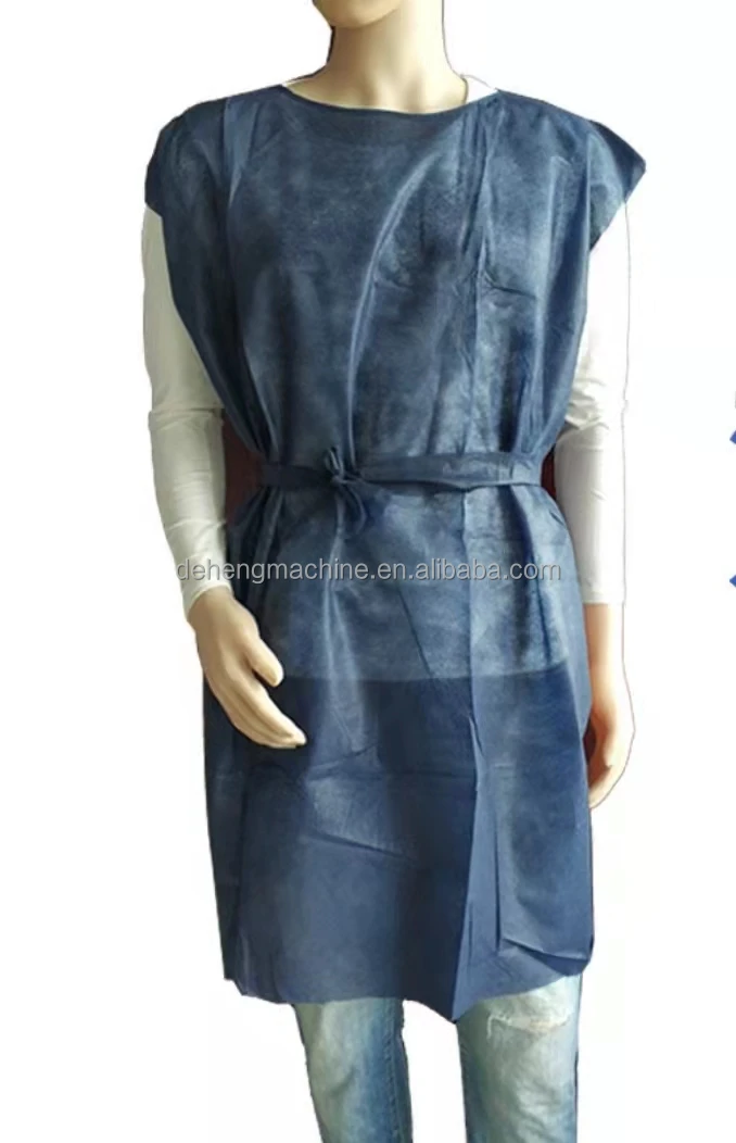 Disposable Medical Uniform Hospital Clothing Doctor Apron Long Sleeve Gown Non-woven Clothing Making Machine