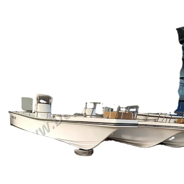 Made In China Superior Quality Popular Center Console Speed Boat Yacht Fiberglass Panga Boat